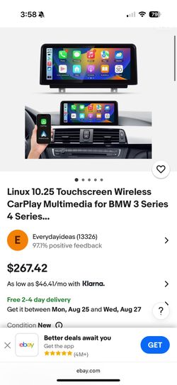 10.25 Touch Screen Radio For BMW X5