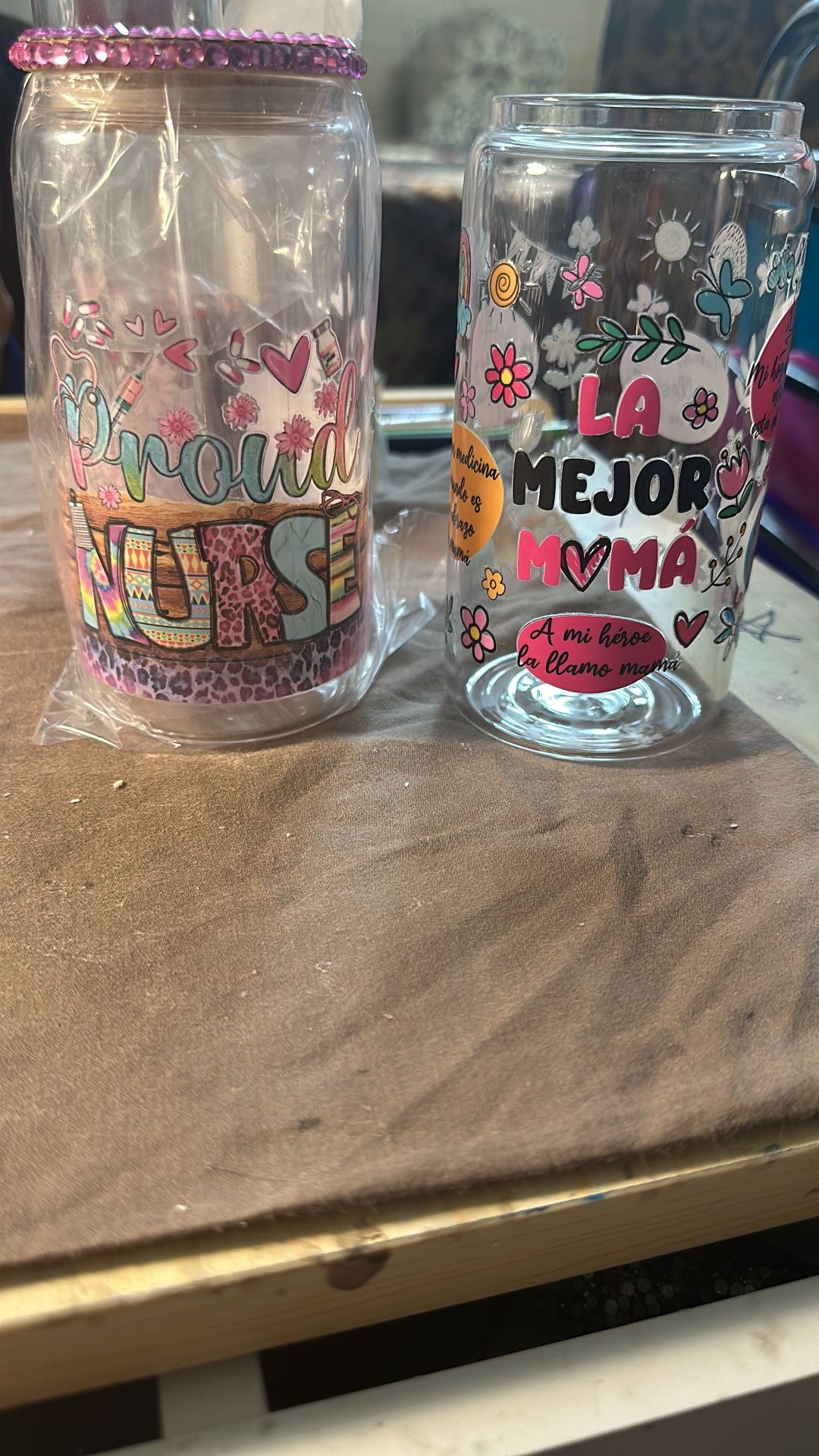 Decorate Glass Cups 