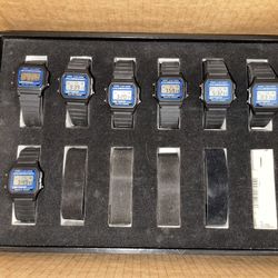 Casio F-105 “ (6 Pieces) New Condition” Without Box $15 EACH FIRM ON PRICE