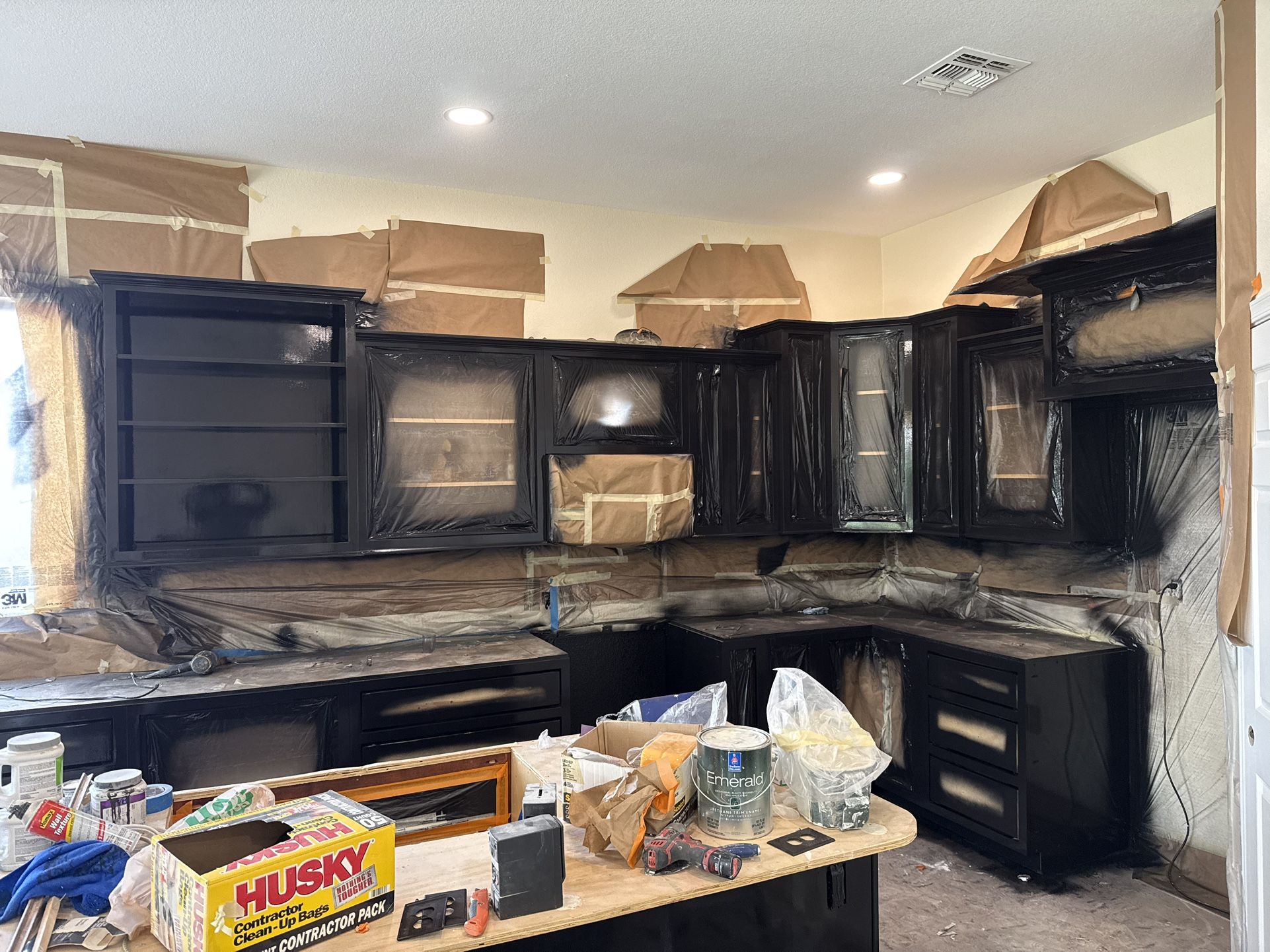 Painting kitchen cabinets paint interior exterior remove popcorn ceiling good prices