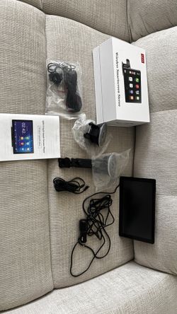 Wireless Apple Carplay Screen for Car & Android Auto with Backup Camera