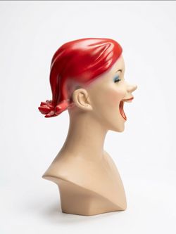 Rare Vintage 'Lady Lulu' Mannequin Head