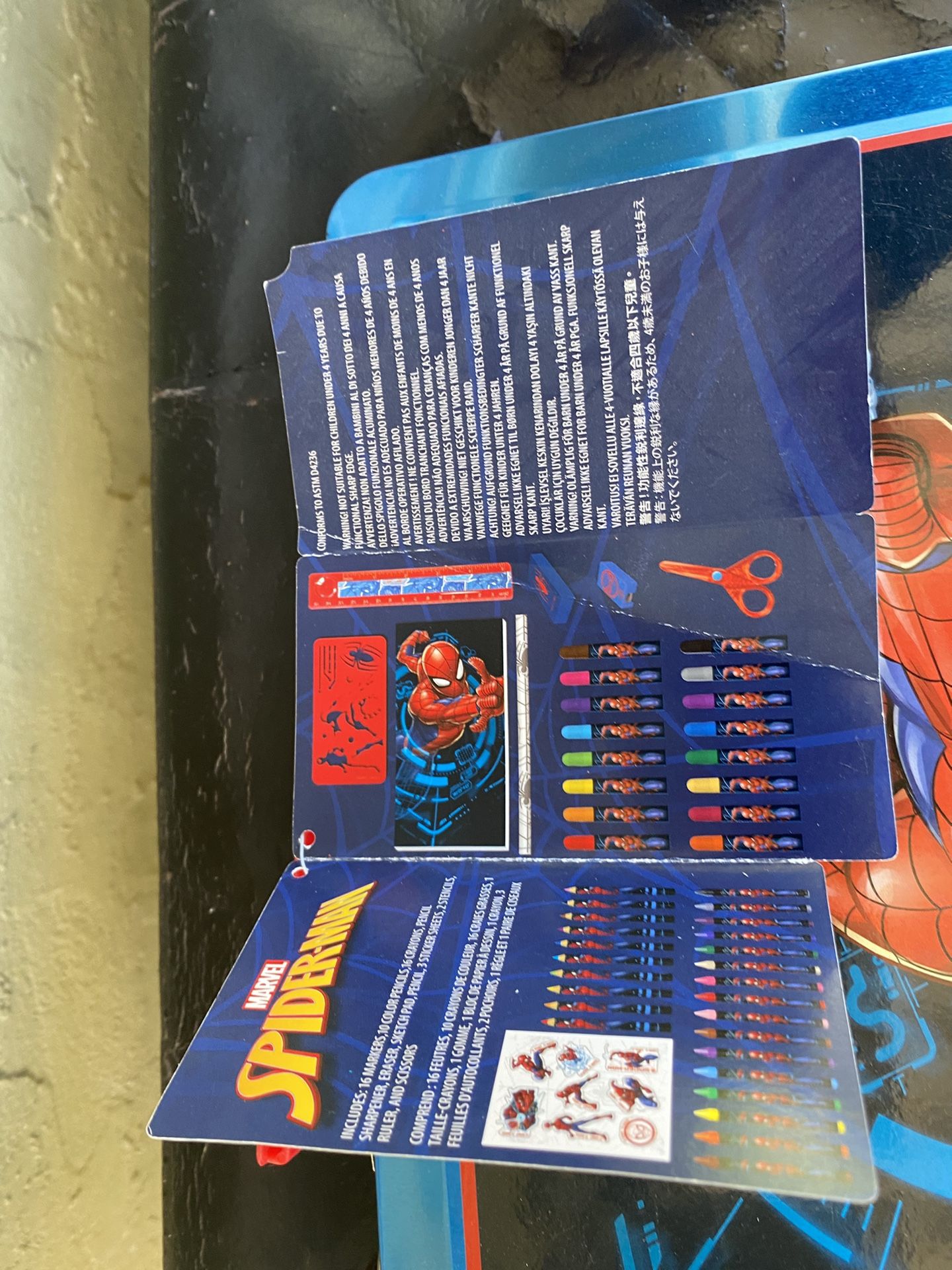 Brand New With Tag On Art Kit Spider-man 4+ $20 Spark Creativity