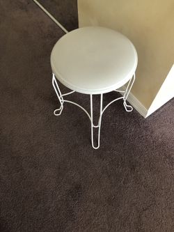 White stool