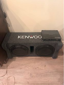 Kenwood subs and amp