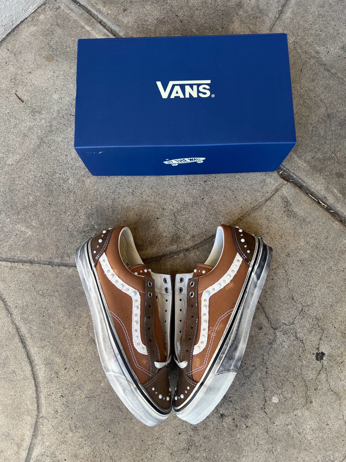Vans Pearlized Vintage Cocoa Brown