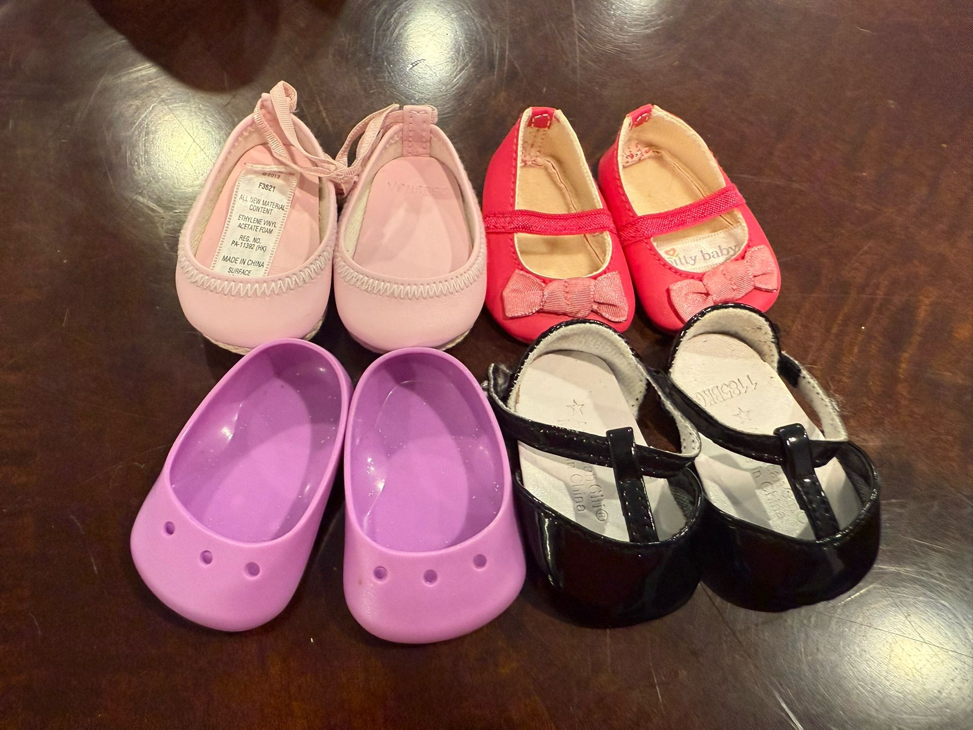 American Girl Doll Shoes Lot of 4