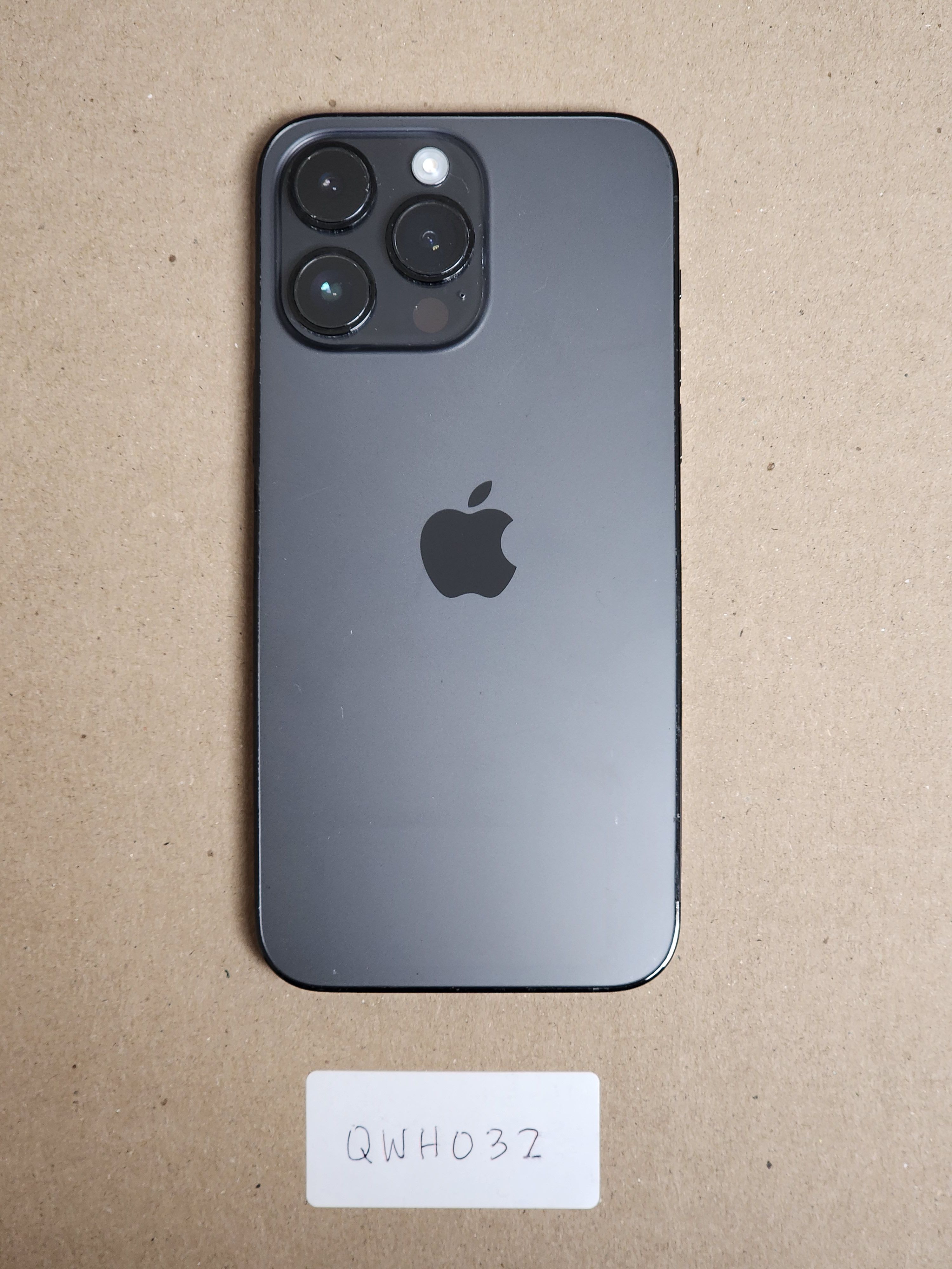 iPhone 14 Pro Max - Black 256 GB Unlocked Good Condition - Aftermarket Screen Message