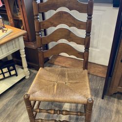Ladder Back Chair Vintage 