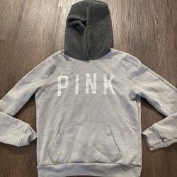 Womans Gray Hoodie Sweater Size XS By Victoria Secret PINK #16