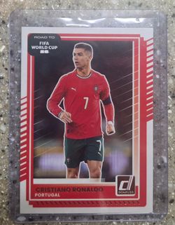 2025-26 Panini Donruss Road to FIFA World Cup Soccer Cristiano Ronaldo