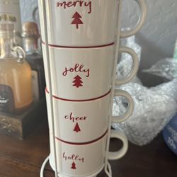 Stackable Christmas Mugs
