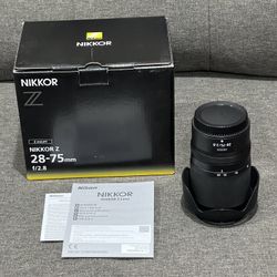 Camera Lens Nikkor 28mm - 75mm F2.8 Z Mount