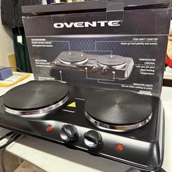 OVENTE Electric Countertop Double Burner