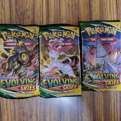 Evolving skies Pokémon Packs