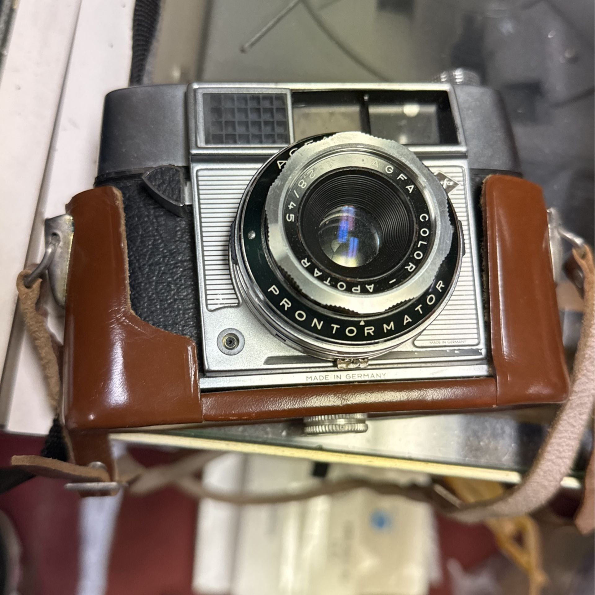 Agfa Optima II S Prontormator 35mm Camera Color Apotar 1:2.8/45 Lens Germany