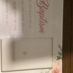 Babtism Picture Frame 