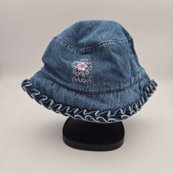 OshKosh Blue Denim Cotton Bucket SunHat12-24 Months