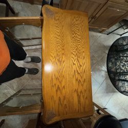 Solid Oak Wine Cabinet