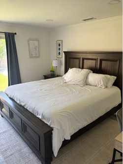 Eastern king bed frame dresser