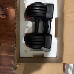New In Box Adjustable Dumbbell Up to 52.5lbs