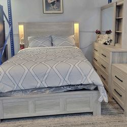 New 4pc Bedroom Set In Box Buy Now Pay Later $39 Down No Credit Needed