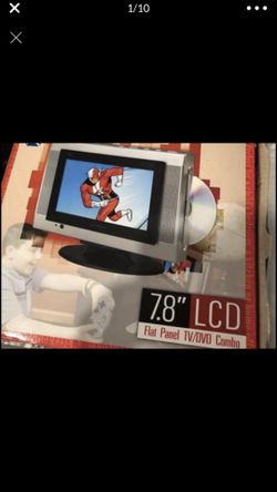 New 7.8» LCD Flat Panel TV/DVD Combo