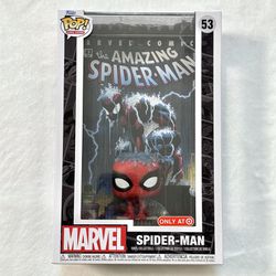 IN HAND The Amazing Spider-Man Funko Pop #53 Marvel Comic Cover With Case Target Exclusive Early