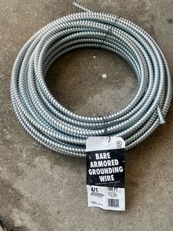 100 ft. 4/1 AC Stranded Bare Armored Ground Cable