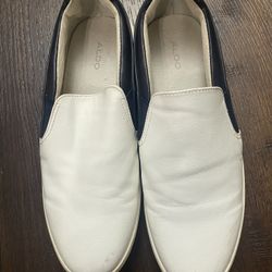 Men’s White Sneaker Shoes Size 10.5 By Aldo 