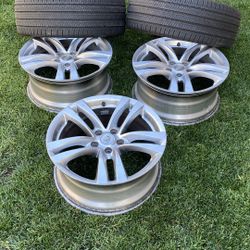 Only 3 Q50  Wheels 18” 