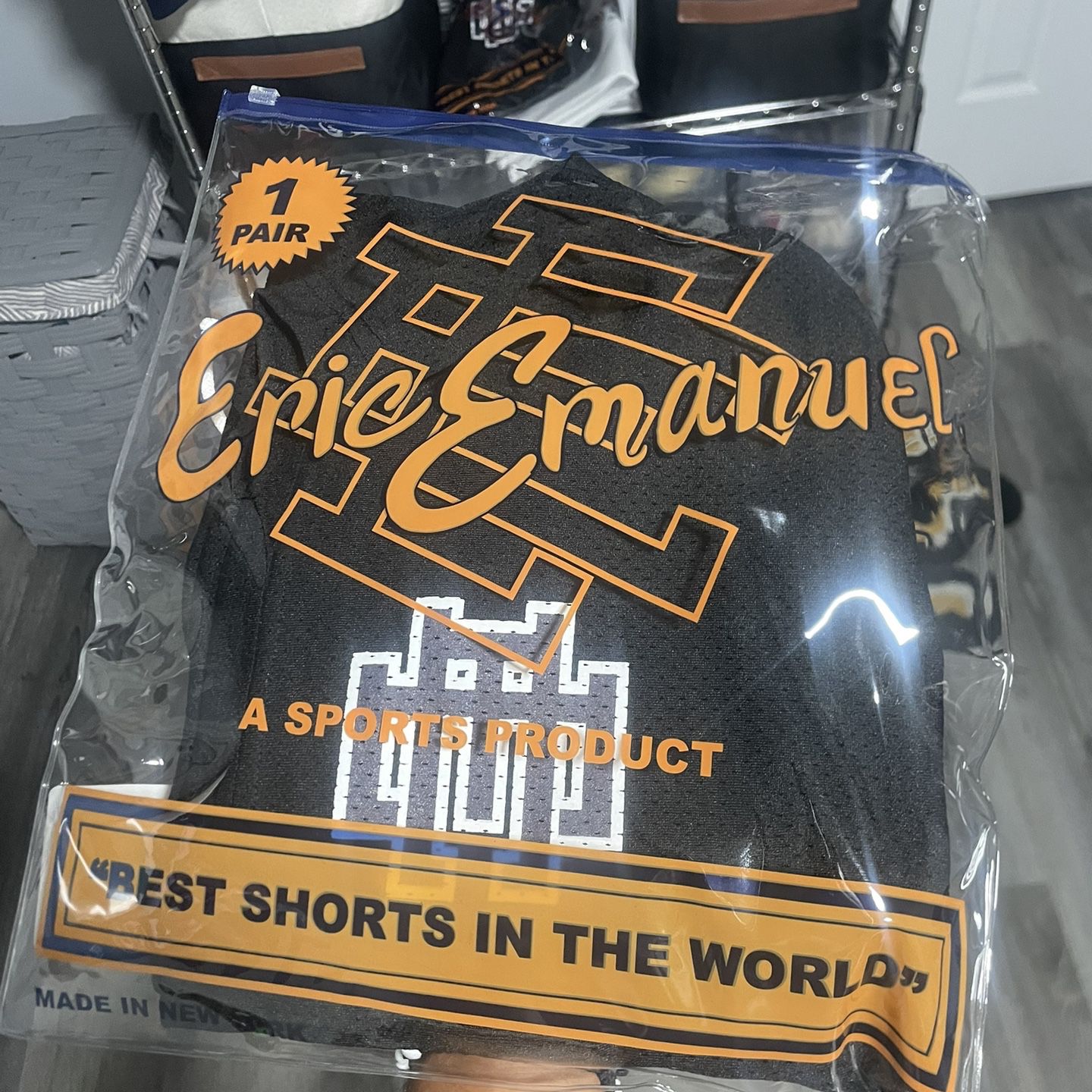 Eric Emanuel Basic Shorts Black/Grey for Sale in Paterson, NJ