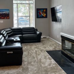 3 Piece Genuine Leather Smart Couch