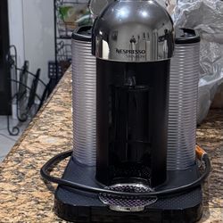 Vertuo Nesspresso Coffee and Espresso Machine by Breville, Chrome 