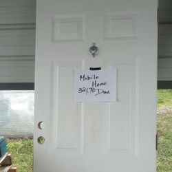 New Mobile Home Door