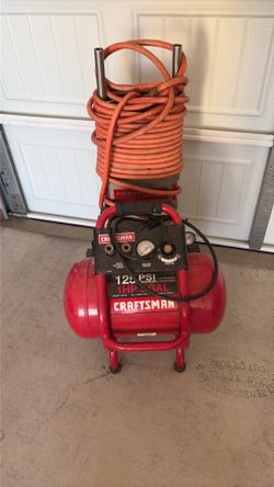 Air compressor craftsman with 50ft of hose