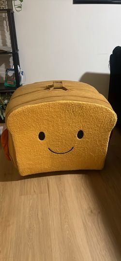 Giant Toast Bread Plush Stuffed Animal bed