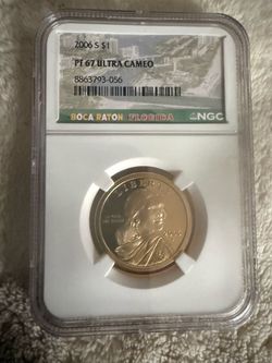 2006-s $1 Sacagawea Dollar Proof Ngc Pf67 Ultra Cameo Boca Raton Label