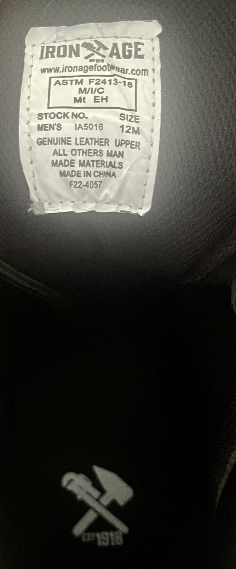 Iron Age Steel Toe Leather Work Boots