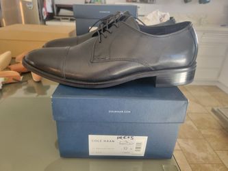 Cole Haan Lenox Hill Cap Oxford Black Mens Leather Dress Shoes Size 12M


