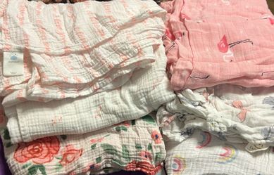 Muslin baby swaddles
