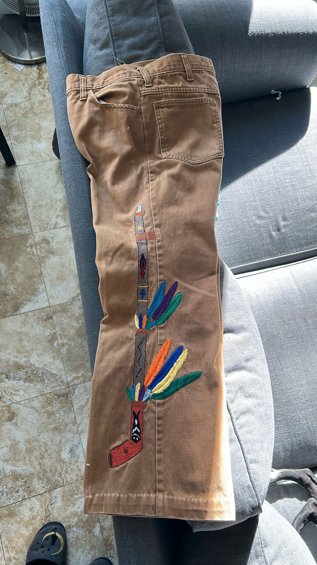 Vintage pants native American