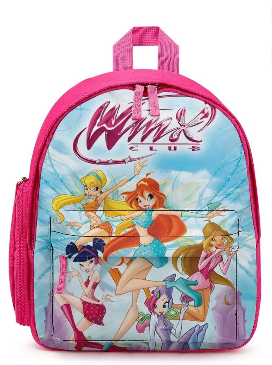 Winx Club Backpacks Bookbag Casual Daypack Backpacks for Travel Work Camping Office