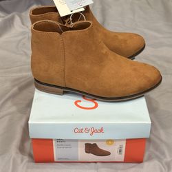 Girls Brown Ankle Boots 