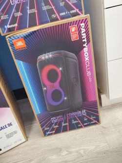 JBL - PartyBox Club 120 Portable Wireless Party Speaker and Wireless Mic Bundle (Opened Box) Black