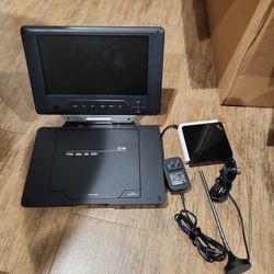 Portable TV/DVD player With Carry Case