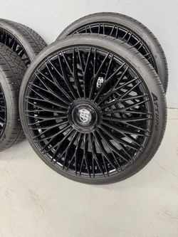 LIKE NEW 26 inch tis wheels wrapped in atturo az810 tires 295/30r26 tires