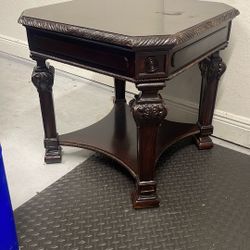 Vintage Wood Decorative Table 