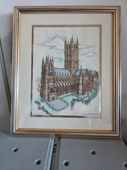 Canterbury Cathedral Framed Art