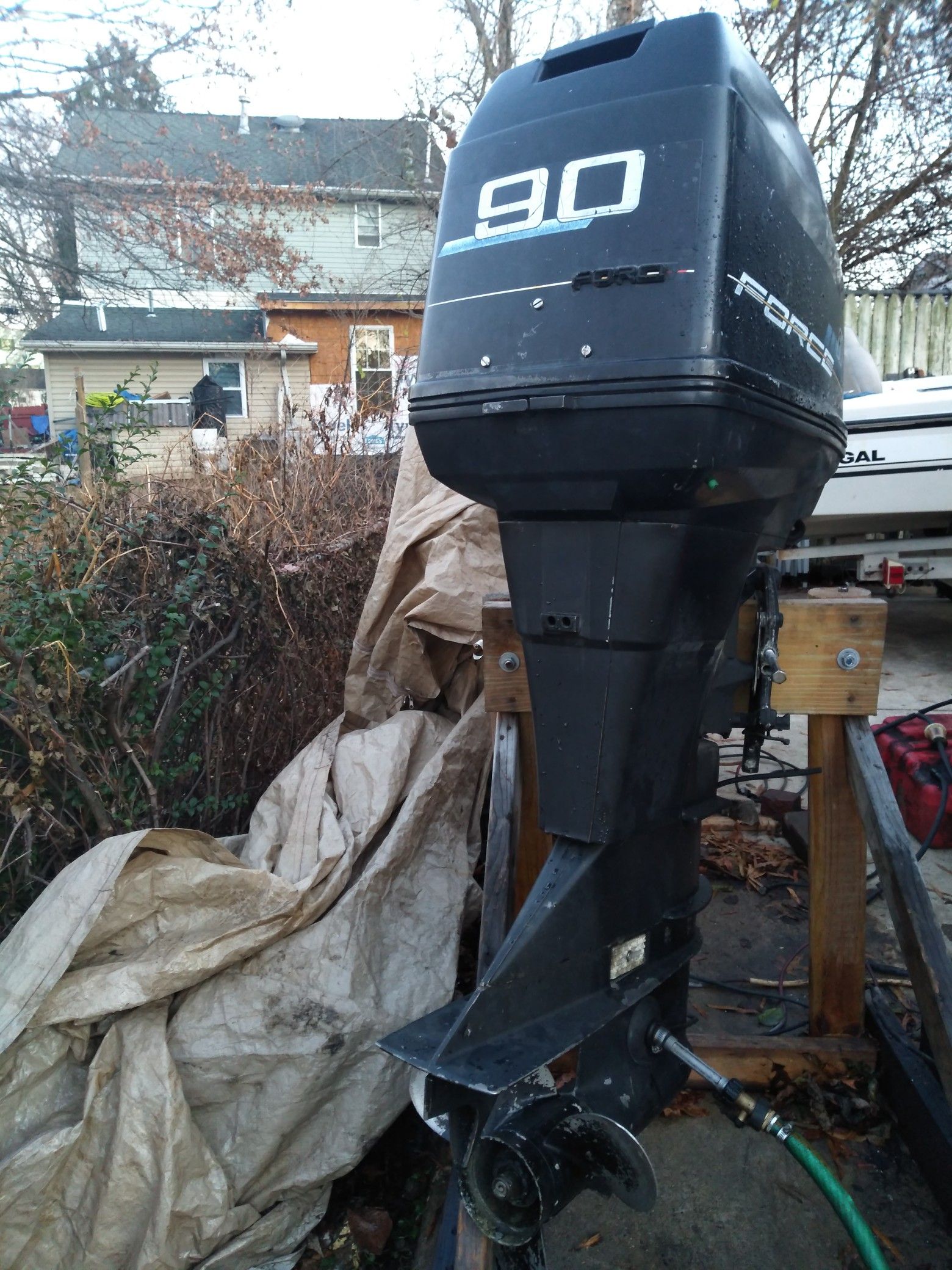 Mercury force 90hp outboard motor